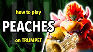 How to play Peaches on Trumpet | Brassified