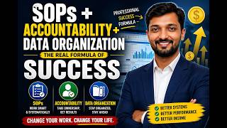 Why Criticism, Accountability, Data Organization & SOPs Are the Backbone of Professional Success