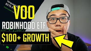 Robinhood Vanguard S P 500 Etf Voo Portfolio Growth Youtube