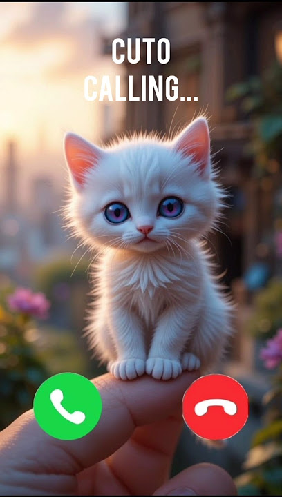 Cuto calling 🤙✨ #ringtone #viral #calling #trending #youtubeshorts #youtube #kitten #foryou #new #yt