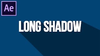 Long Shadow After Effects [Tutorial]