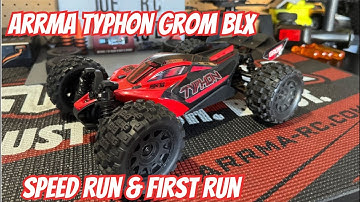 Arrma Typhon Grom BLX Brushless  Speed Run and First Run