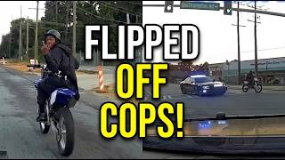 ARMED DIRT BIKER: Suspect Flips Off Deputy & 70 MPH Wrong-Way Driver