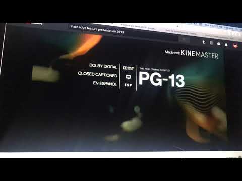 Starz Edge Features Presentation Rated PG 13