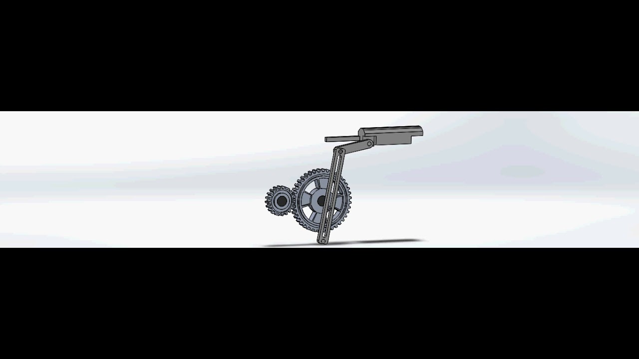 Basic Bull gear mechanism of a shaper machine YouTube