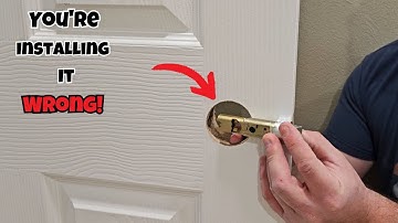 Hoe installeer je een Kwikset deurknop/-greep | Tips en gereedschap voor het zelf installeren van...