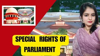 How parliament got privileges | indian polity 