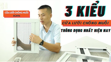 3 Kiểu cửa lưới chống muỗi thông dụng hiện nay | Cửa lưới chống muỗi ACANA