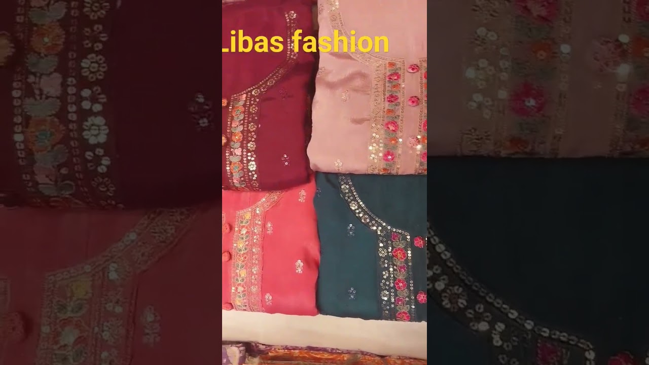 chinon silk party dress 2024 // libas fashion 