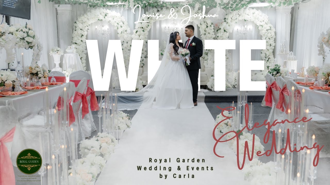 🤍✨ Joshua & Louise — A White Elegant Love Story ✨🤍