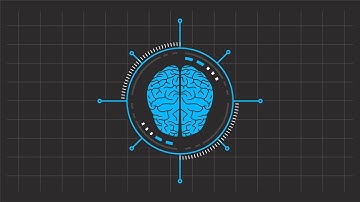 Artificial Intelligence Animation in Futuristic Line Art Style for Machine Learning Topics