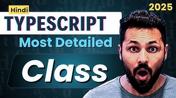 TypeScript Hindi Tutorial #24 Classes