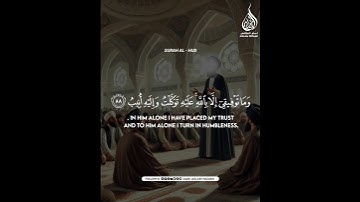 وما توفيقي الا بالله ||  SURAH HUD || سورة هود || Qari Aslam Nizami  ||  القارئ اسلم النظامي
