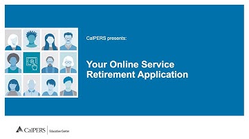 Your Online Service Retirement Application