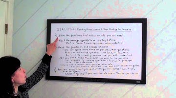 SSAT/ISEE Reading Comprehension: A Four Step Strategy for Success