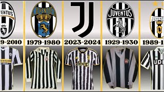 Juventus Football Club Evolution Jersey 1897-2024 | History Jersey Football