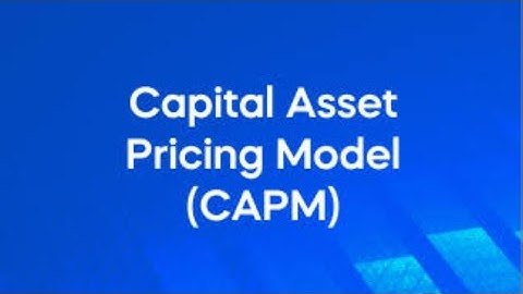 CAPM Model || Capital Asset Pricing Theory || Portfolio Management || CAPM Approach