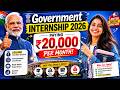Government Internship 2026 Paying ₹20,000/Month! Most Students Don't Know About This Opportunity