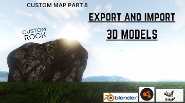BeamNG.Drive// 3d model stuff // Custom map tutorial part 8