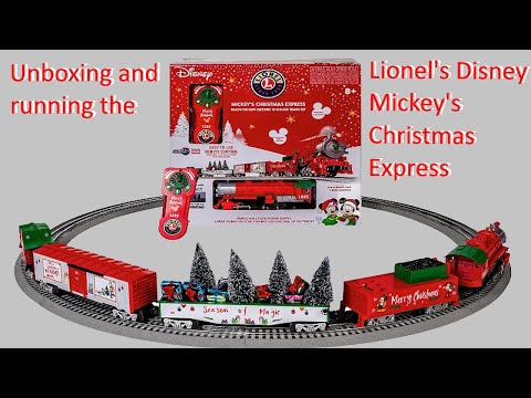 Mickey's Christmas Express, ready to run, O Gauge train set - YouTube