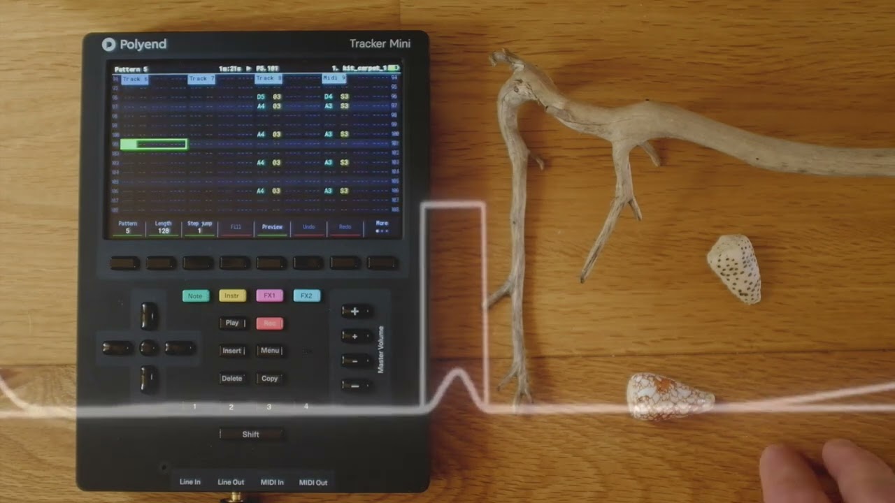 Polyend tracker mini song mode