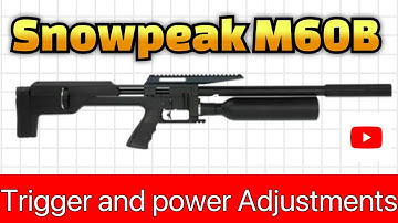 Snowpeak M60b Trigger and power adjustments