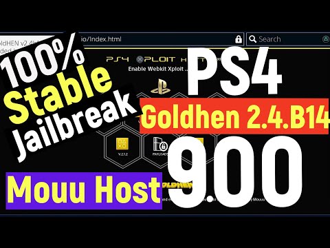 PS4 Jailbreak 9.00 | 100% Stable | Goldhen 2.4.B14 + Mouuu | Host Super Stable