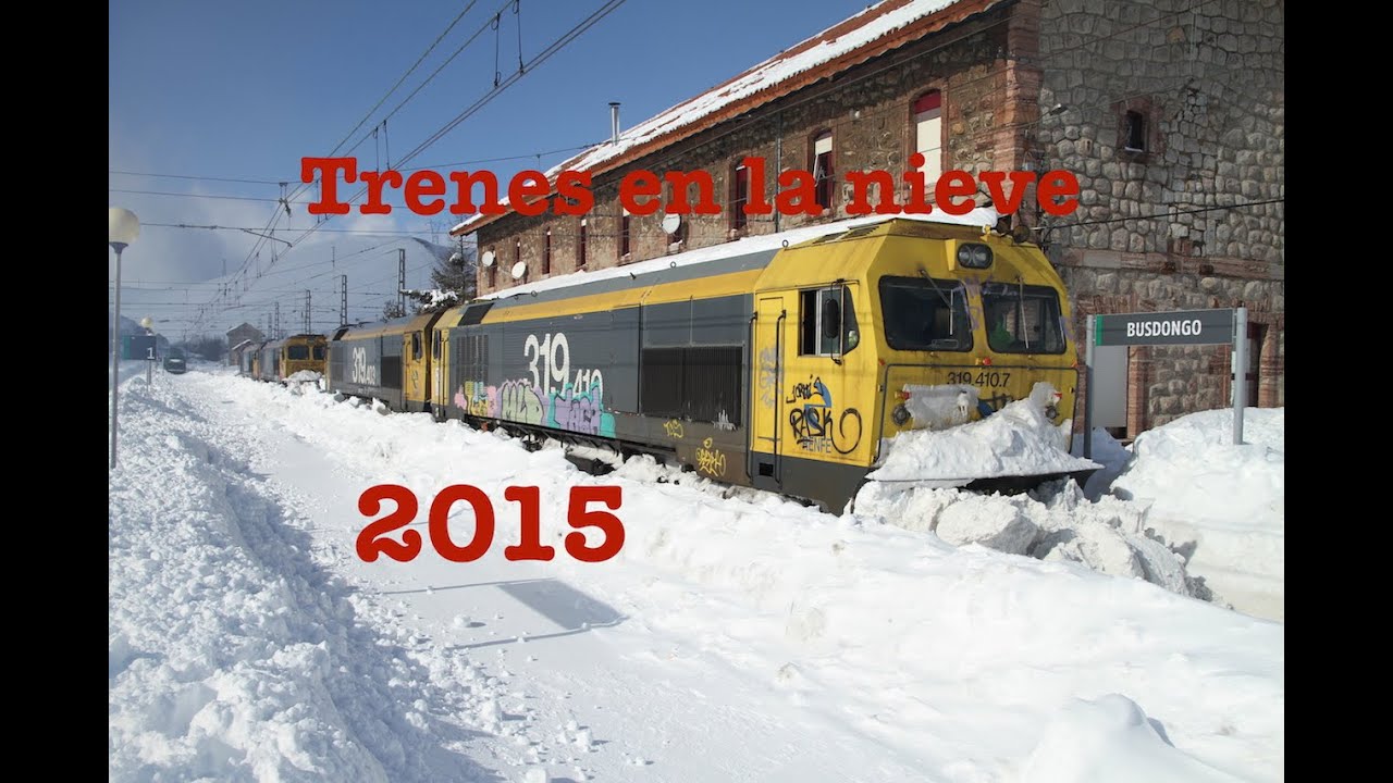Trenes en la nieve Payares Nevaona 2015