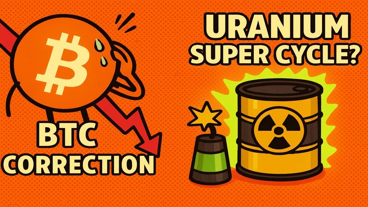 Bitcoin corrects and Uranium super cycle?