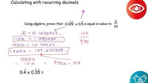 PC 1 spring higher calculating with recurring decimals