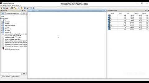 Operasi Matematika Data Tunggal dan Matriks pada Scilab
