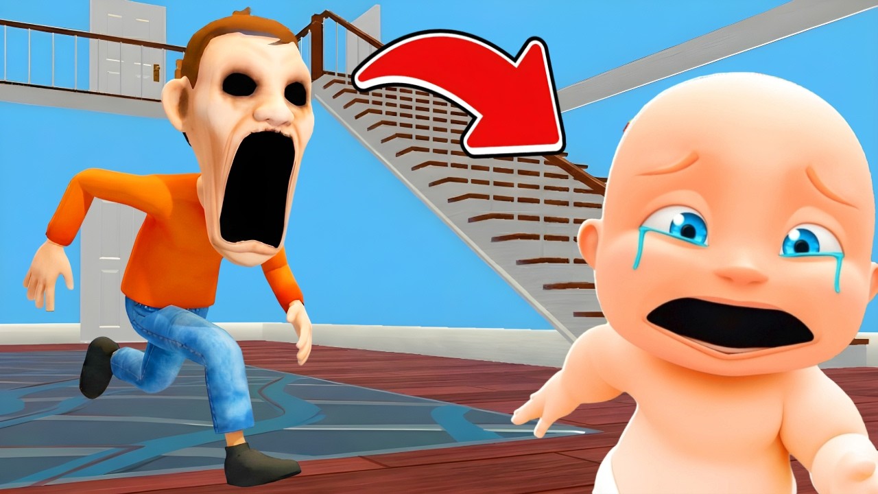 Baby Escapes EVIL DADDY AT 3AM!.. (Who's Your Daddy)