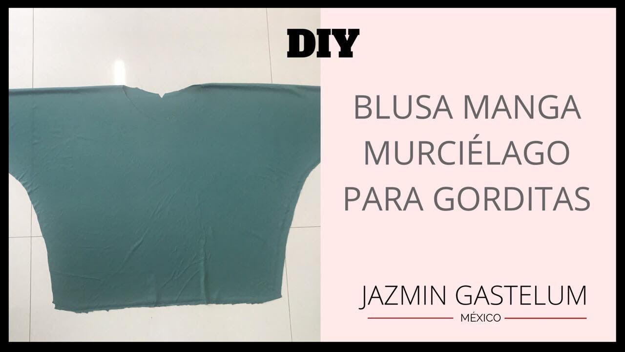 Blusa Manga Murciélago Jazmin Gastelum - YouTube