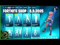 *NOVÝ* FORTNITE SHOP! I 8.9.2025 I ICON SERIES EMOTY, PI SKIN!