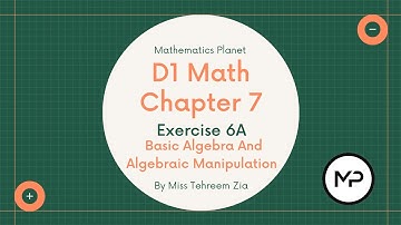 Updated D1 8th edition | Q1-7 | Ex 6A | Basic Algebra and Algebraic Manipulation |Mathematics Planet