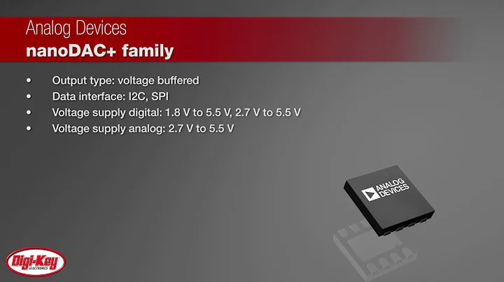 Analog Devices nanoDAC+ Family | Digi-Key Daily