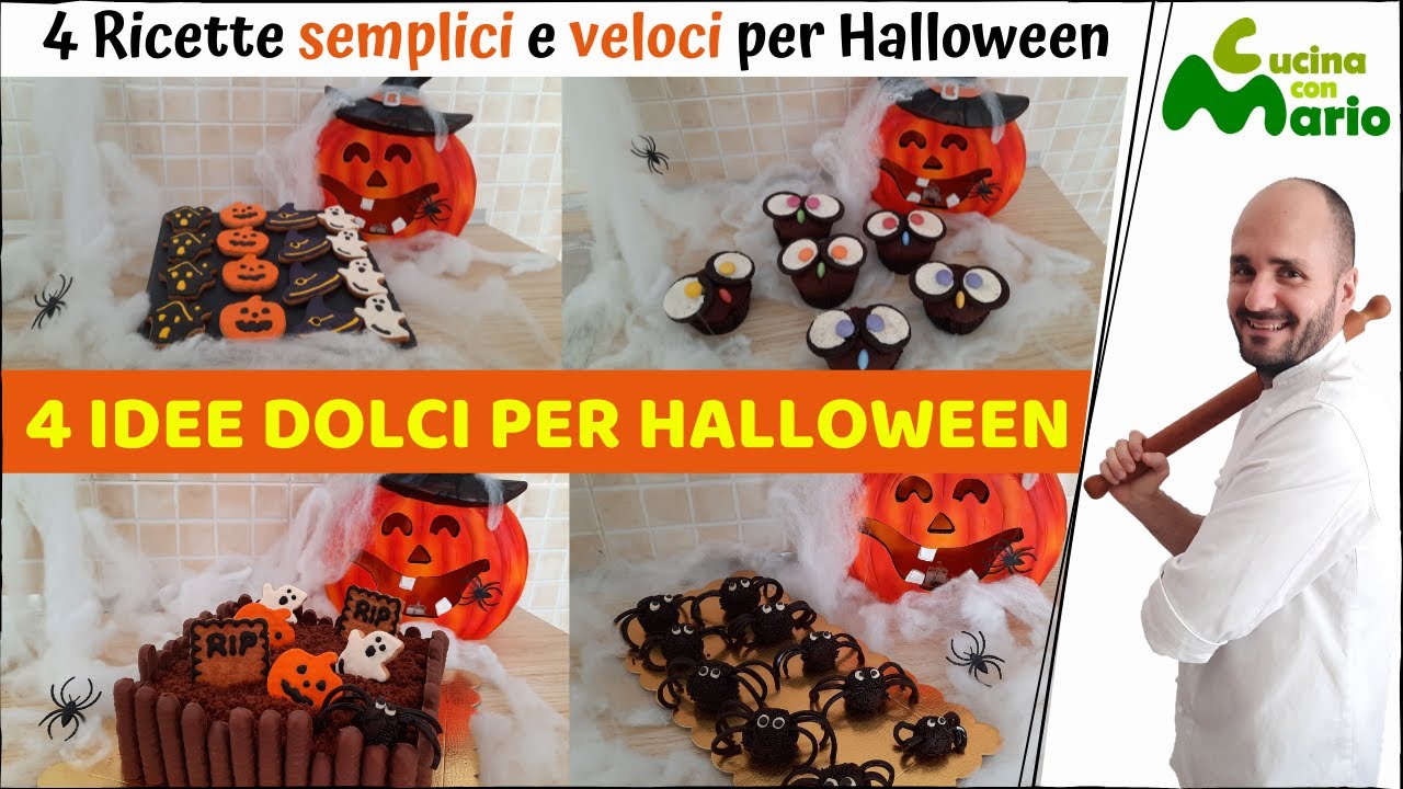 4 idee dolci per Halloween👻