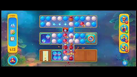 Fishdom Easy Level 17683 (with timed boosters [Super Lightning]) @choraelmin 