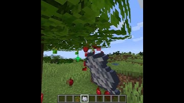 Easy apple farm - minecraft #shorts