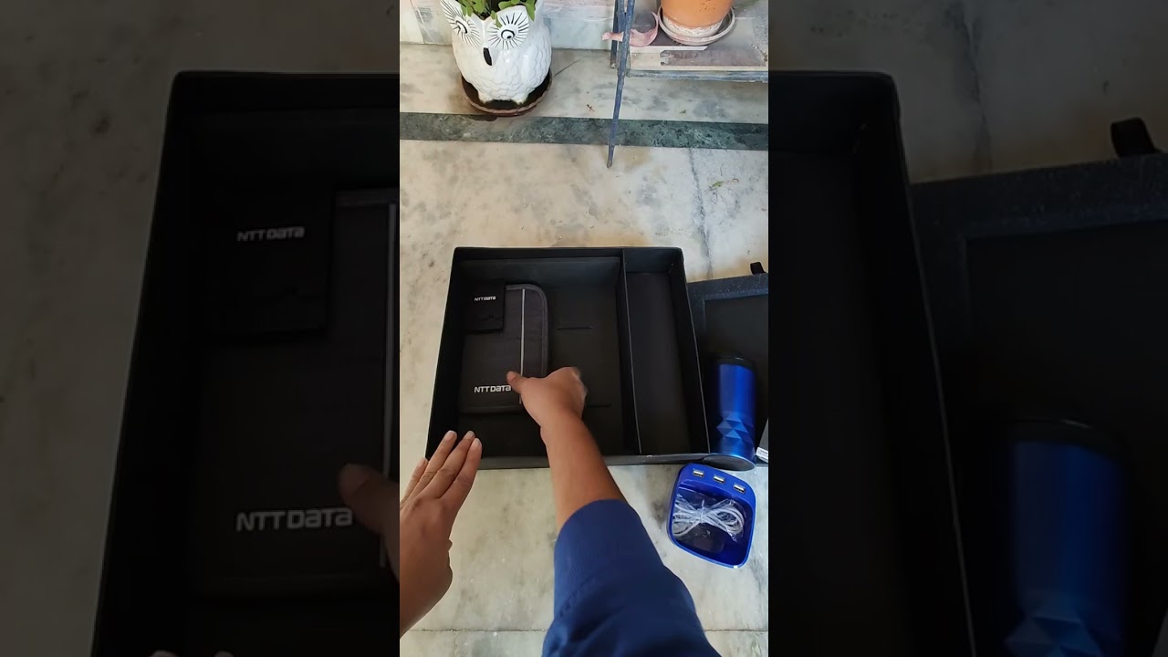 NTT Data Project Gifts Unboxing