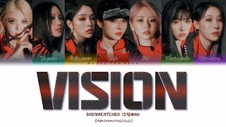 DREAMCATCHER - VISION (ПЕРЕВОД | КИРИЛЛИЗАЦИЯ | COLOR CODED LYRICS)