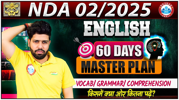 NDA 2025 English Master Plan 🔥 | 60 Days Strategy for Vocab, Grammar & Comprehension | By Anuj Sir