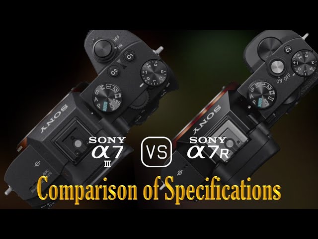 Sony A7 III vs Sony A7R III Detailed Comparison