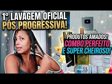1ª LAVAGEM PÓS PROGRESSIVA SÓ COM PRODUTOS CHEIROSOS! Rotina capilar de spa e muito cheirosa ✨