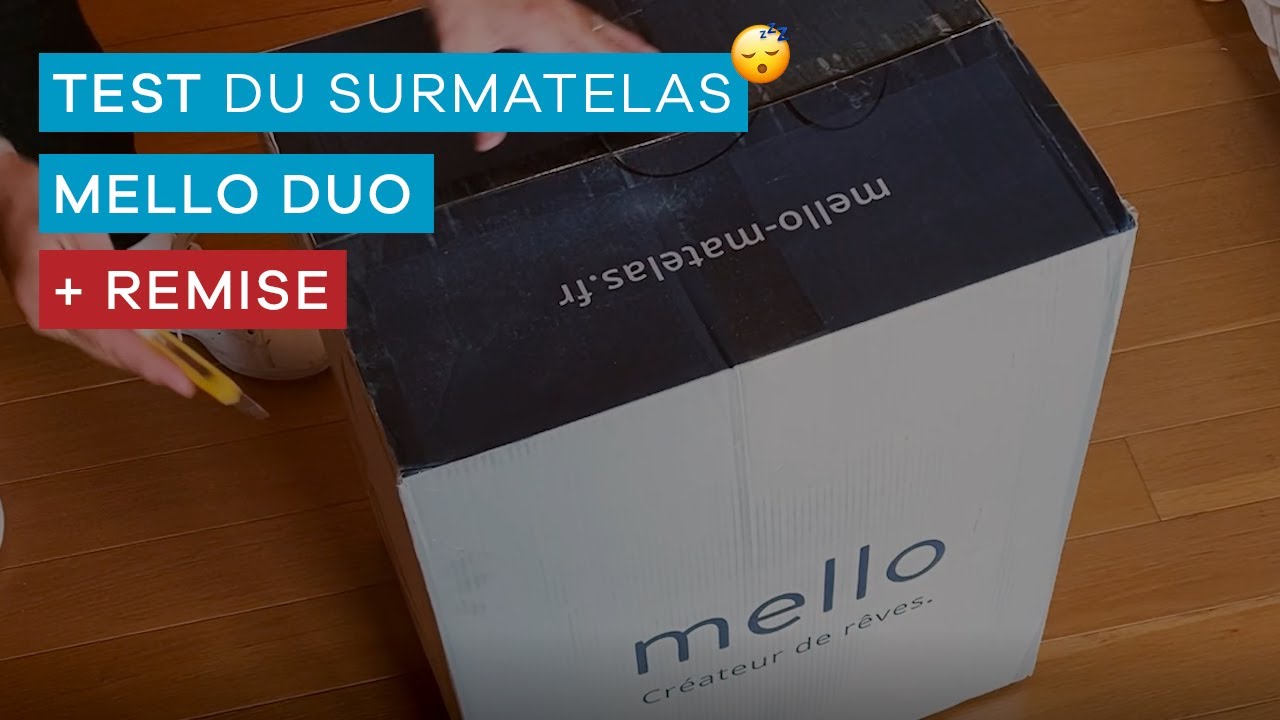 Surmatelas Duo fabriqué en France - Élu meilleur surmatelas – Mello