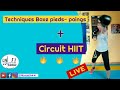 Boxing at home  workout live 3   savate boxe franaise  hiit 