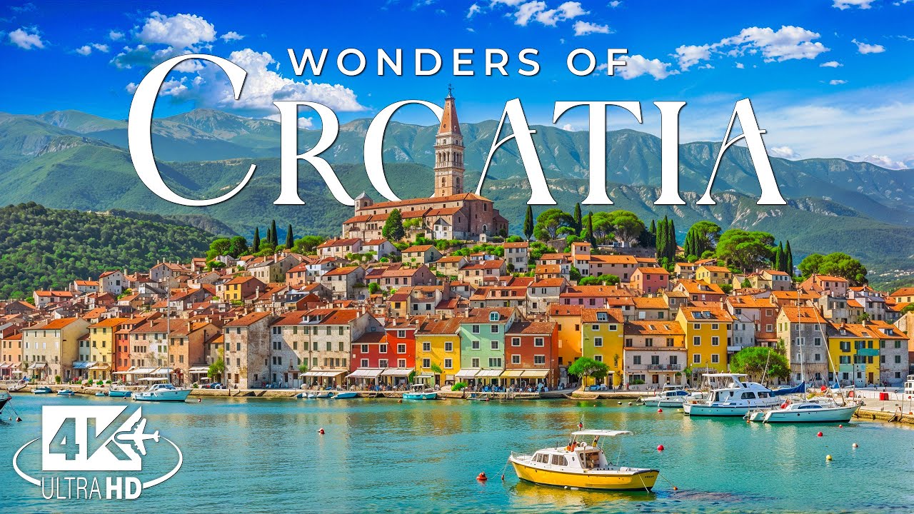 Wonders of Croatia – Coastal Sunsets, Old Forts & Living History | 4K Travel Video