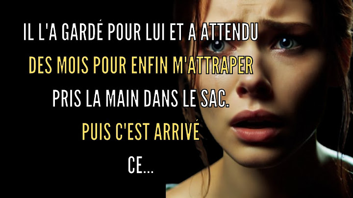 Je me suis mariée mais j'ai gardé ma liaison pour le plaisir. Mon mari l'a découvert et il a fait ça
