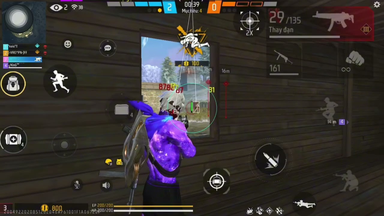 Hack FreeFire / OB51 Menu Ios Aim bot-Eps định vị full chức năng an toàn sever vn