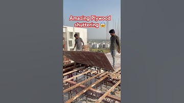 Wow plywood shuttering technology carpenter 😱 #shorts #trendingvideo #construction #work #slab #yt